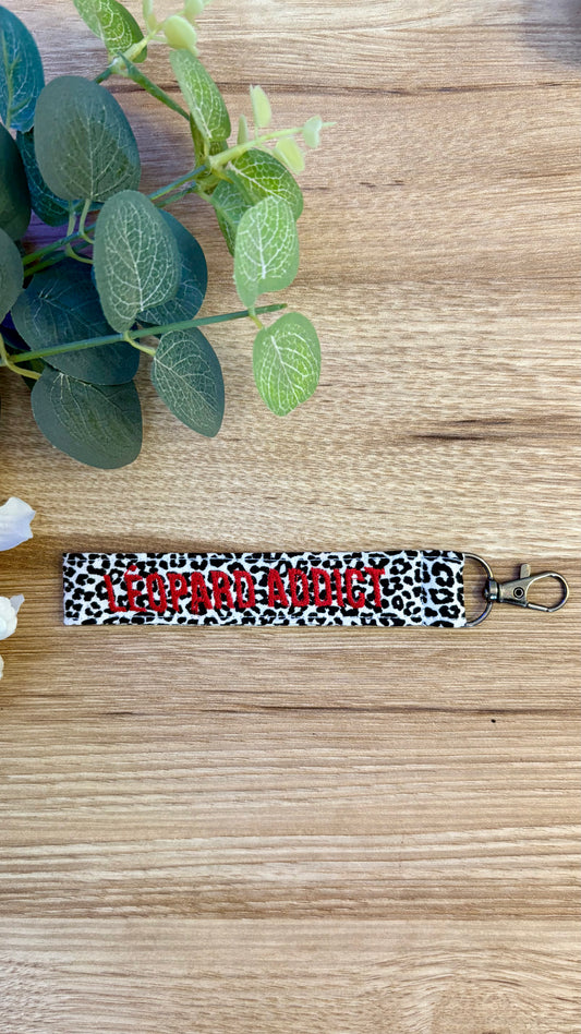 LÉONIE - porte clé "LÉOPARD ADDICT"