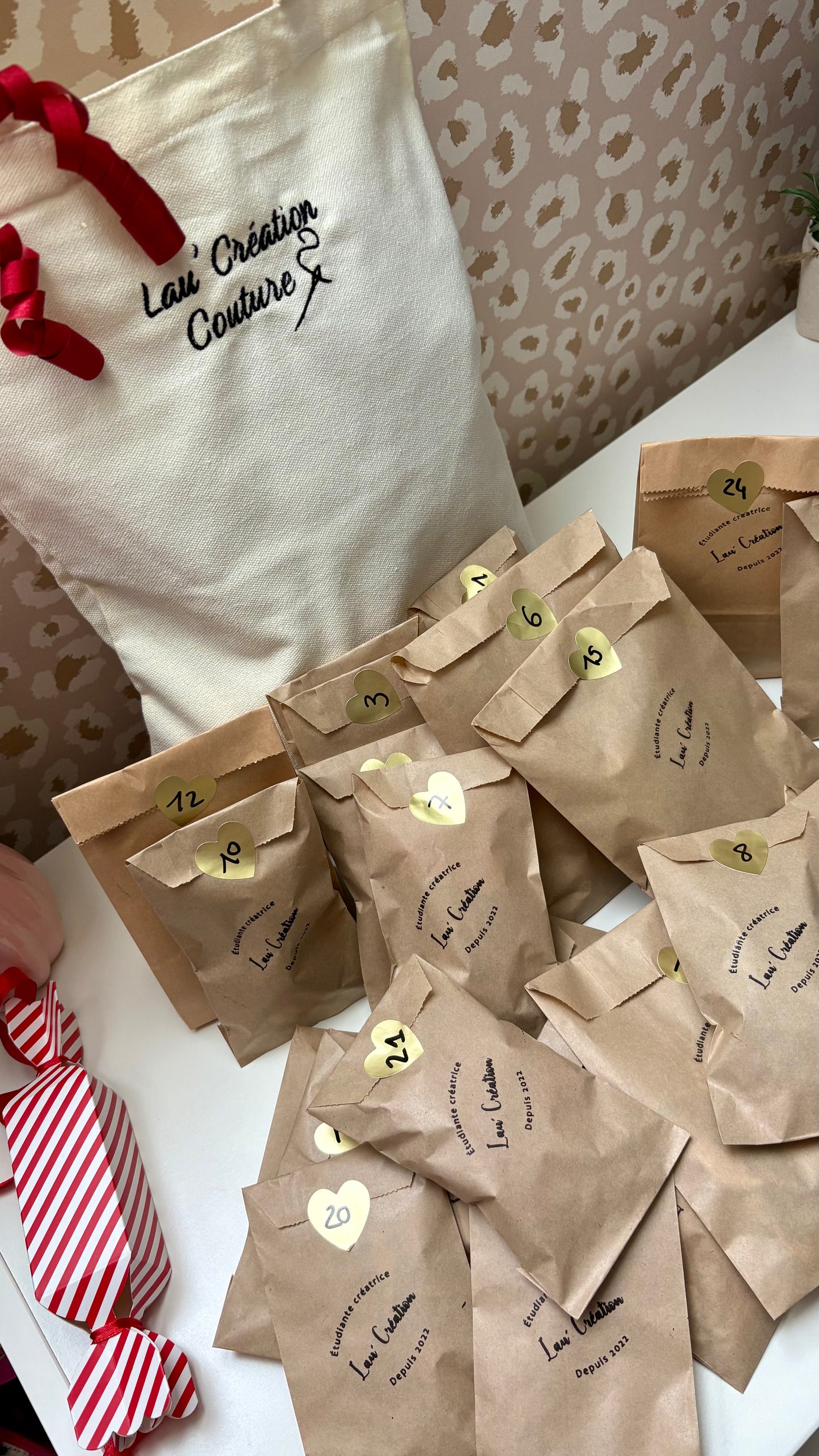 Calendrier de l'Avent - 12 cases / 24 cases