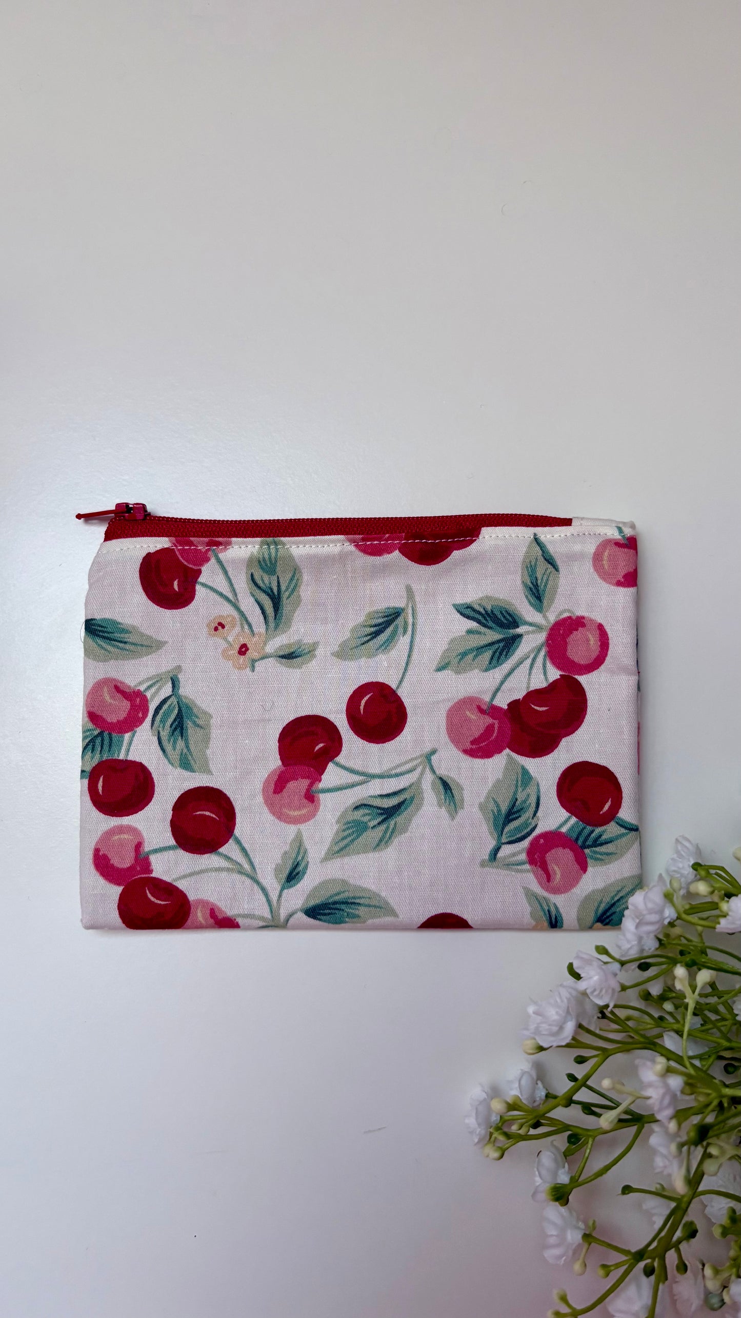 CERISE - pochette zip petit format