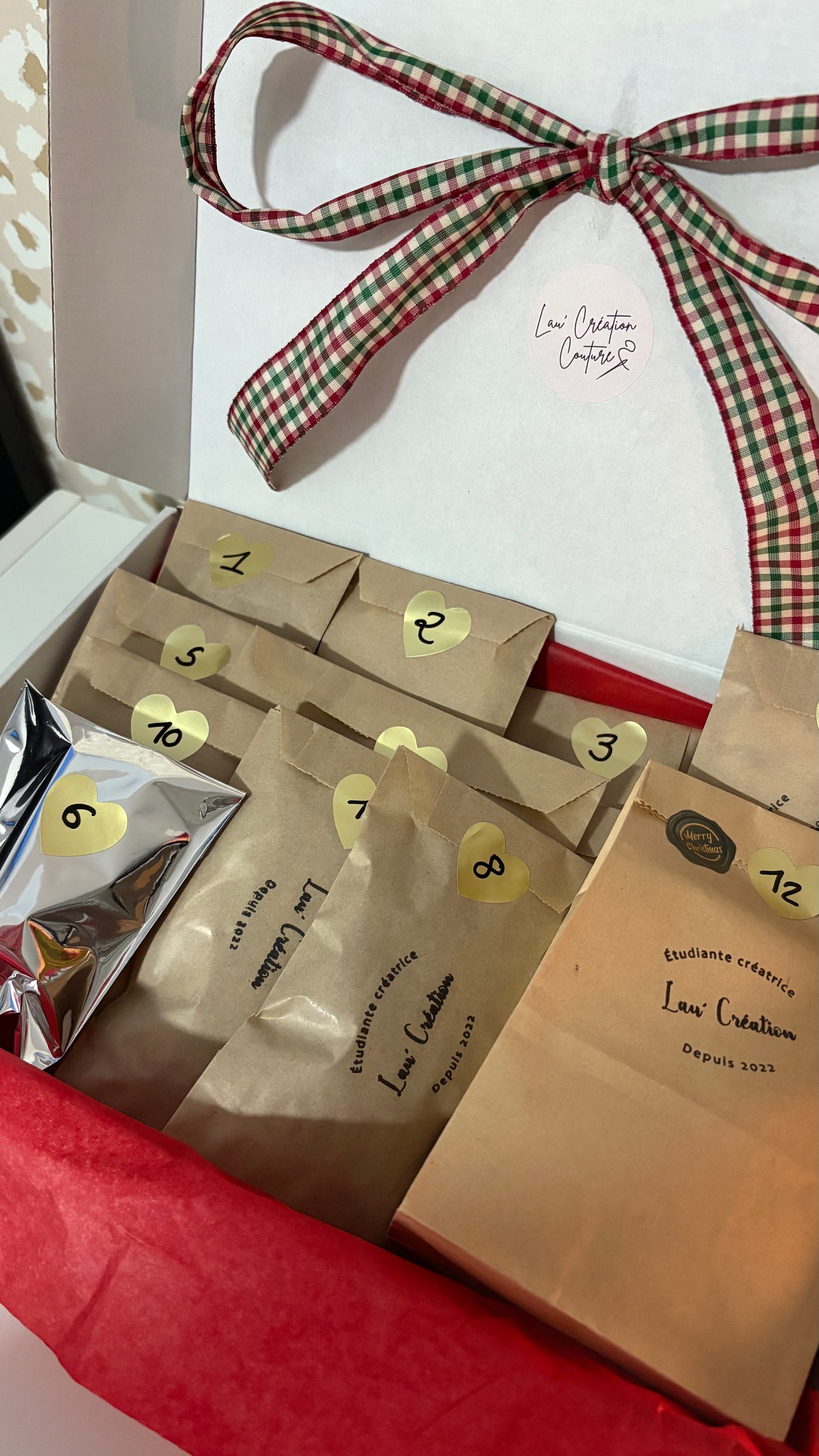 Calendrier de l'Avent - 12 cases / 24 cases