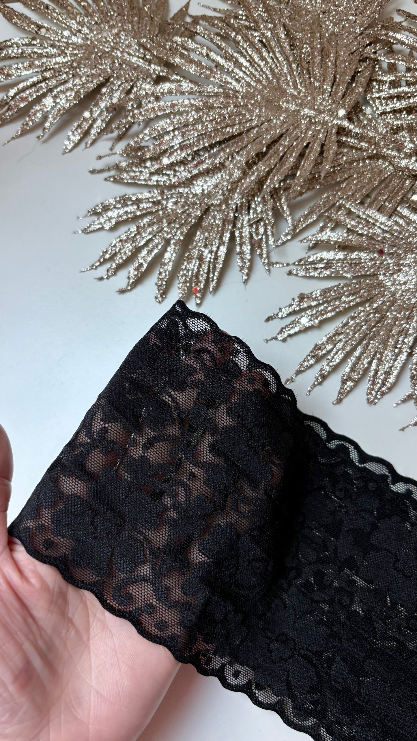 NINA - bandeau dentelle 10 cm